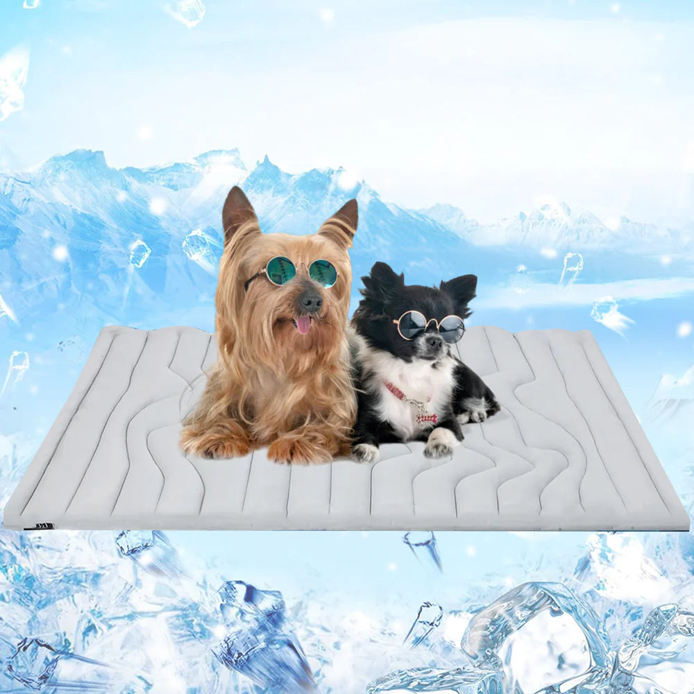 Cooling Mat for Dogs - Cooling Pad for Small & Large Pets, Use in Crate, Kennel, Bed, Sofa, Machine Washable