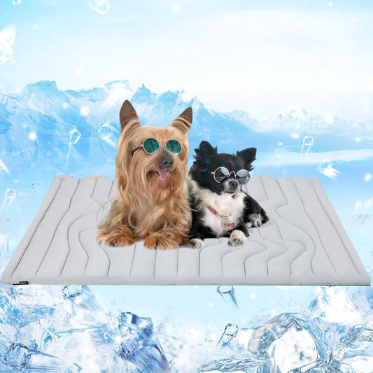 Cooling Mat for Dogs - Cooling Pad for Small & Large Pets, Use in Crate, Kennel, Bed, Sofa, Machine Washable