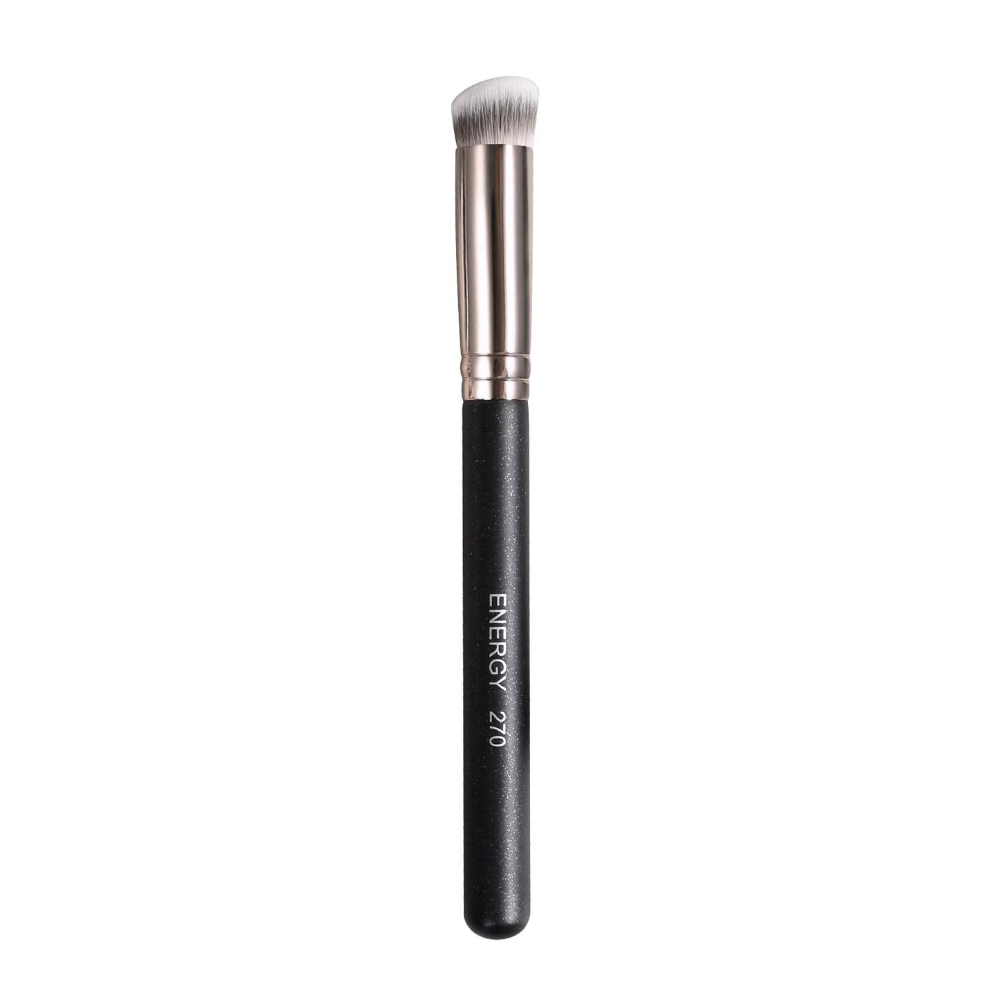 Concealer Brush under Eye Mini Angled Flat Top Kabuki Nose Contour Brush for Concealing Blending Setting Buffing with Powder Liquid Cream Cosmetic Pro Small Makeup Foundation Brushes 270