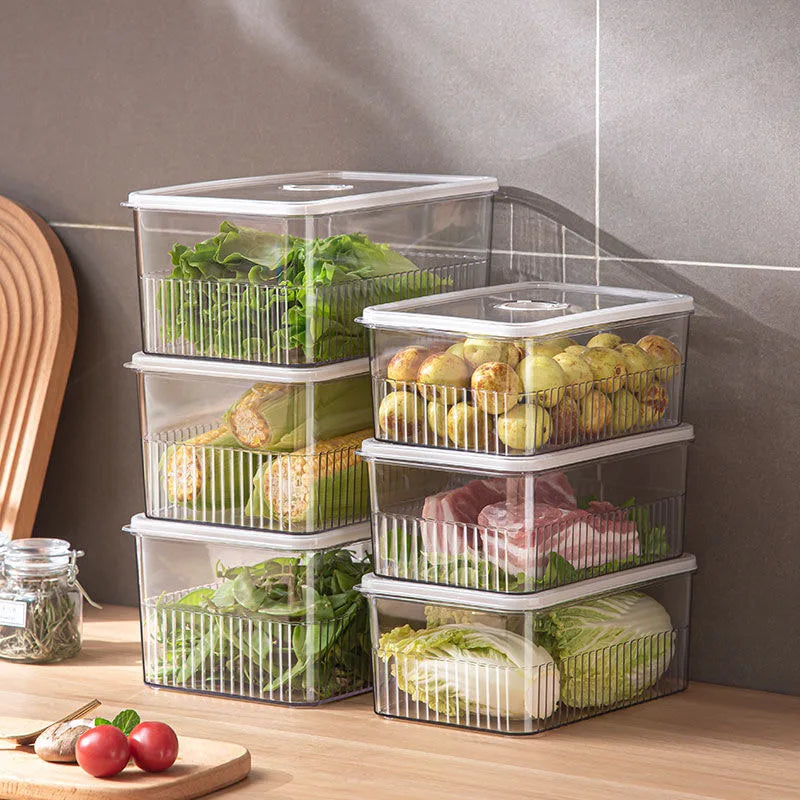 Refrigerator Storage Containers for Fresh Food Organization