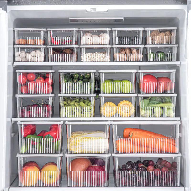 Refrigerator Storage Containers for Fresh Food Organization