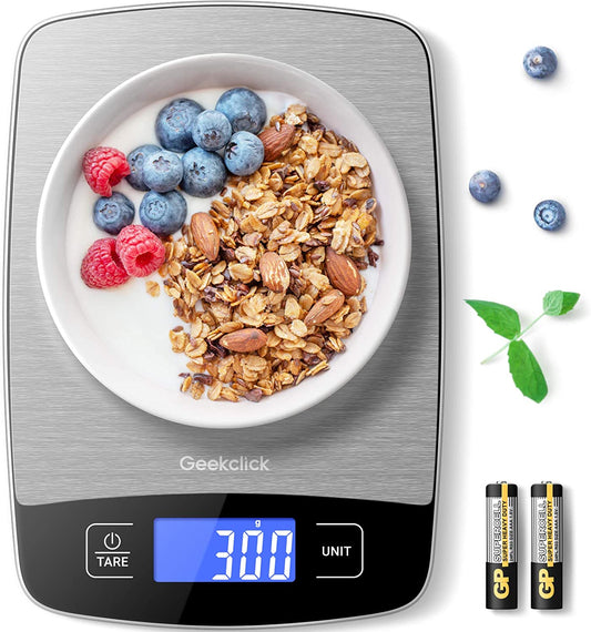 Professional title: "Compact Digital Kitchen Food Scale for Precise Weight Measurement in Grams and Ounces - Ideal for Baking, Cooking, Meal Prep, and Weight Management"