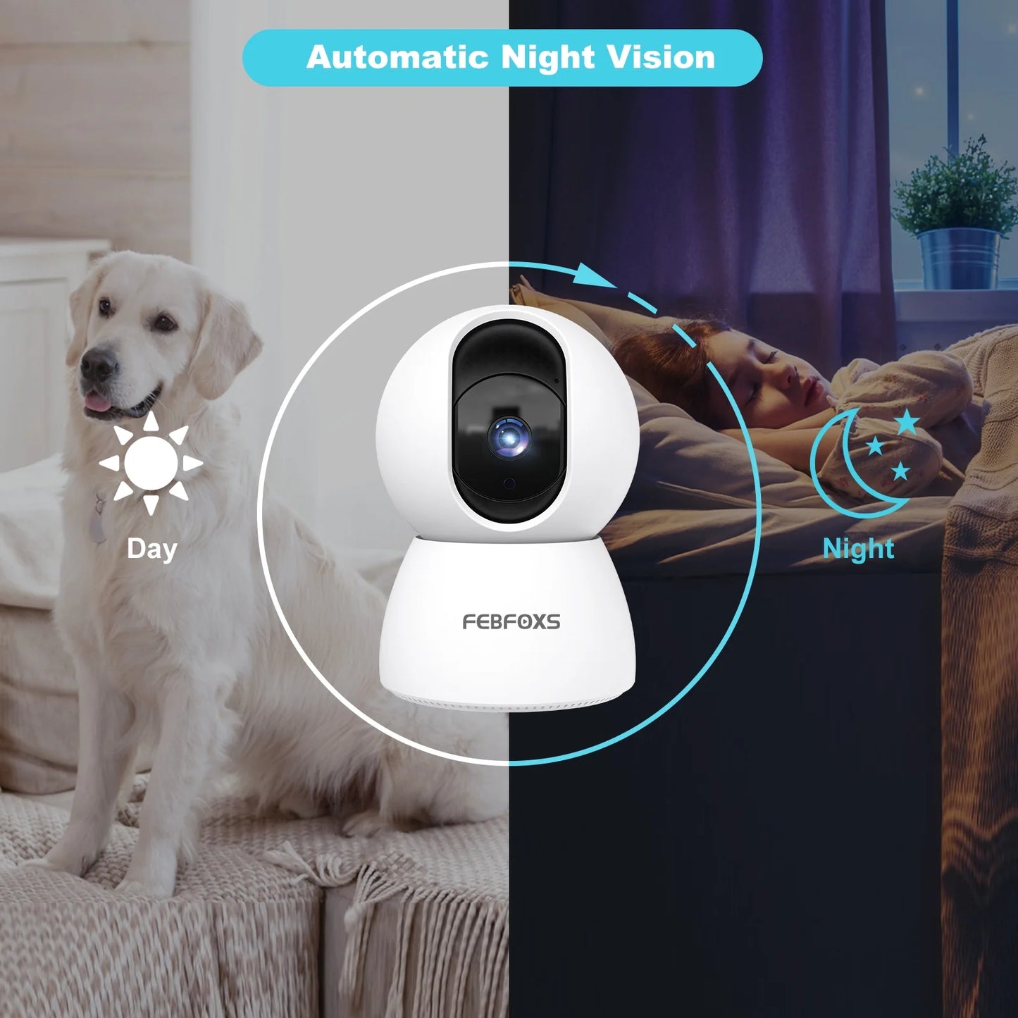 Home Security 1080P Baby Monitor Camera