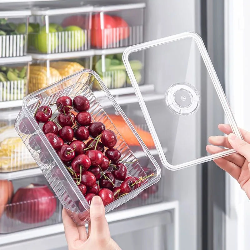 Refrigerator Storage Containers for Fresh Food Organization