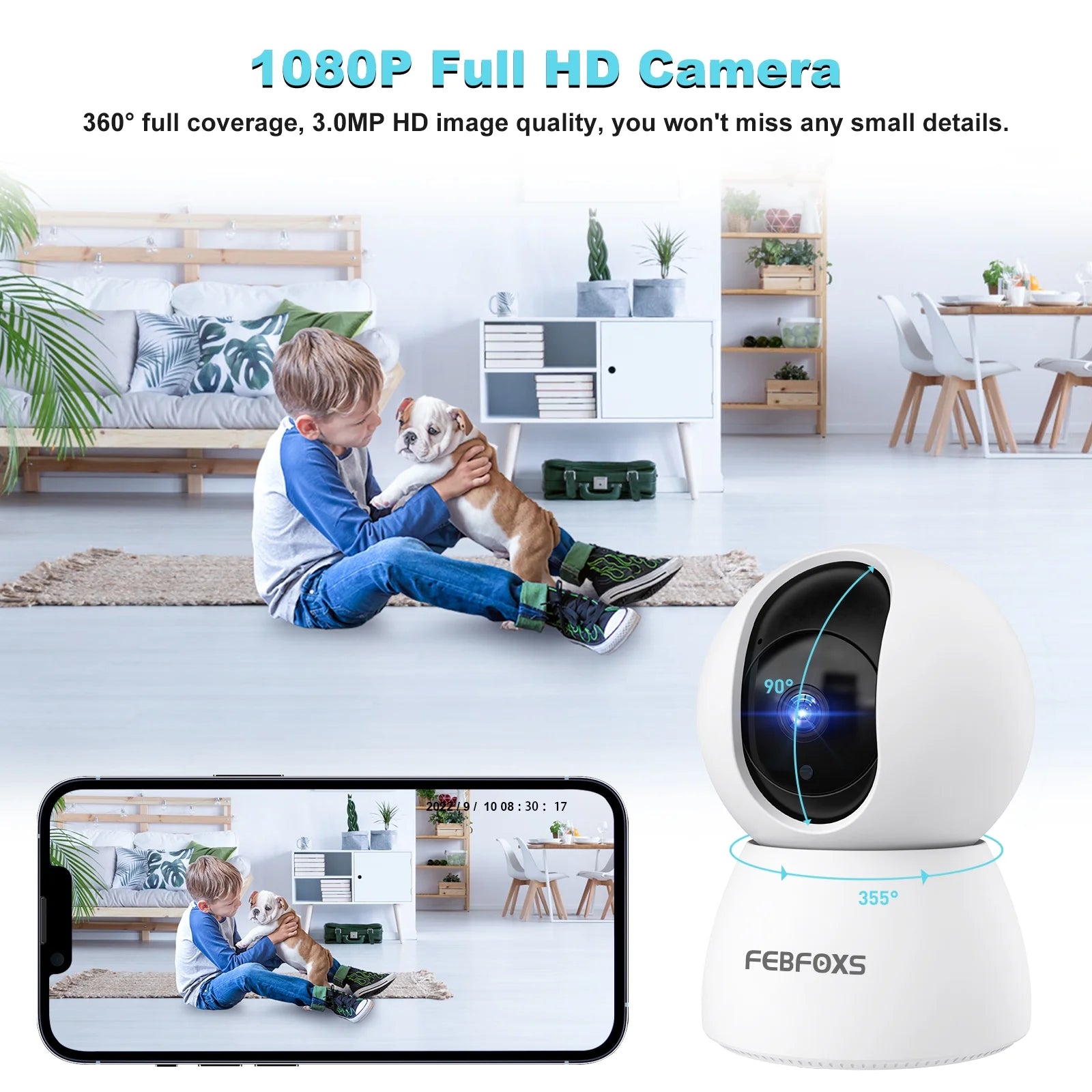 Home Security 1080P Baby Monitor Camera