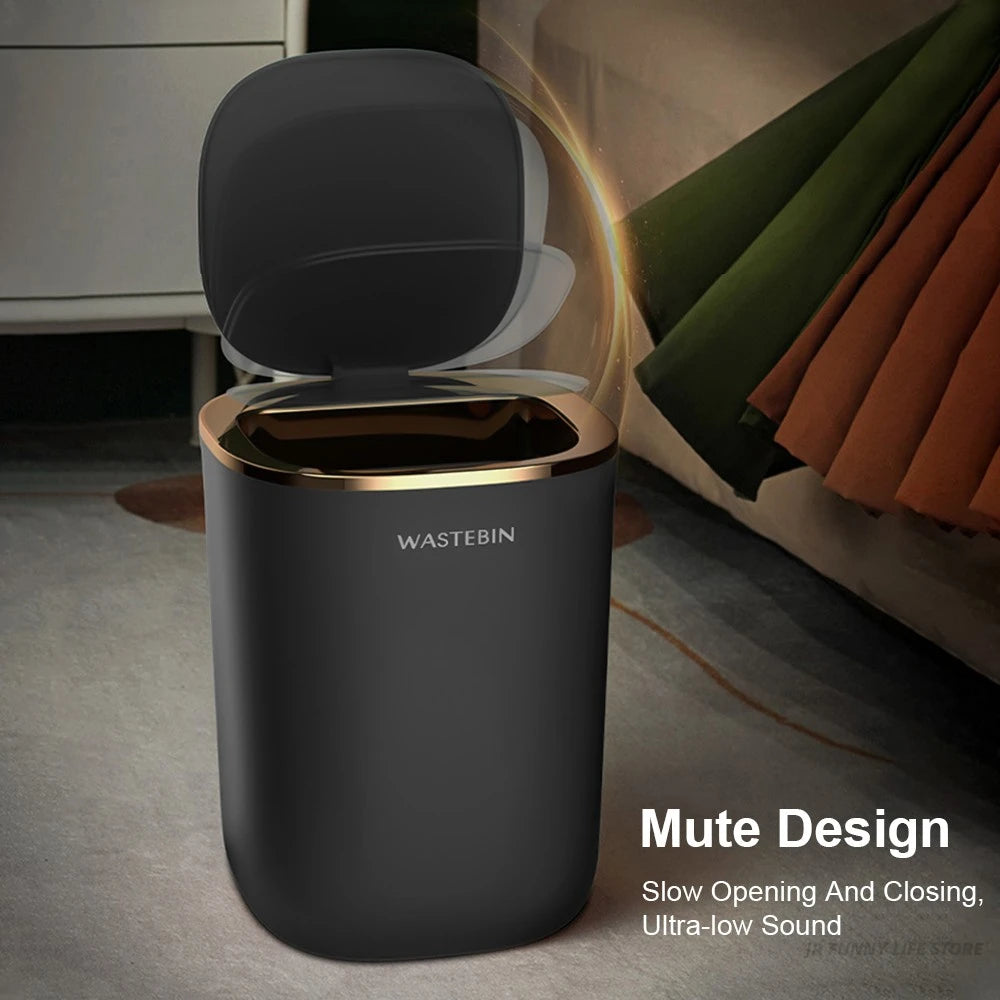 Luxury 12L Smart Sensor Trash Can for Bathroom and Kitchen