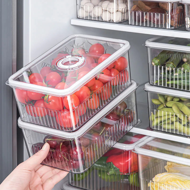 Refrigerator Storage Containers for Fresh Food Organization