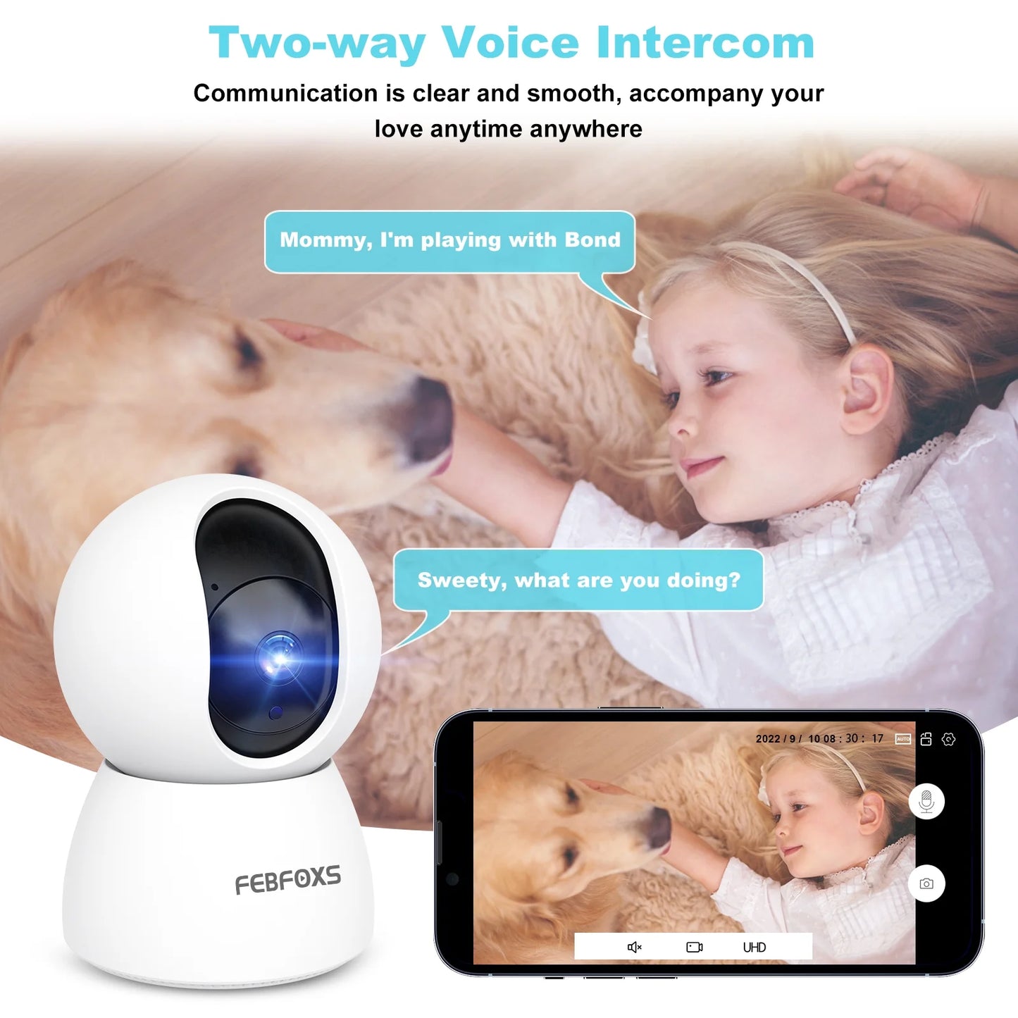 Home Security 1080P Baby Monitor Camera